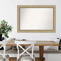 Amanti Art 41"x29" Non-Beveled Astor Champagne Wall Mirror : Modern Style, Polystyrene Frame, Includes Mount Hardware